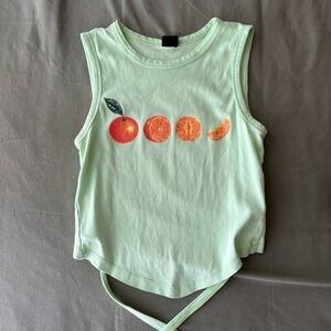 Urban outfitters tie back green tank top